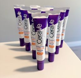 PACK of TEN (10): CERAVE Skin Renewing Vitamin C Serum 1 fl oz each