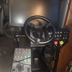 Logitech G Farm Simulator Heavy Equipment Bundle/ Sim-Panel Button Box