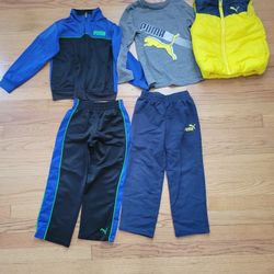 5T Puma Track Suite, Pants Long Sleve Shirt And Vest.  Great Condition