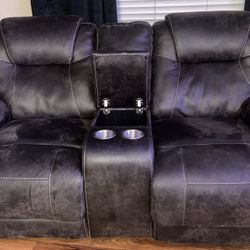 Reclining loveseat & sofa 