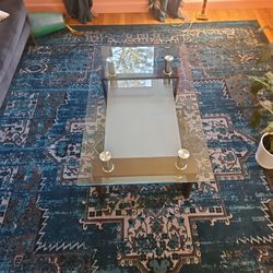 Modern Glass Retangular Coffee Table