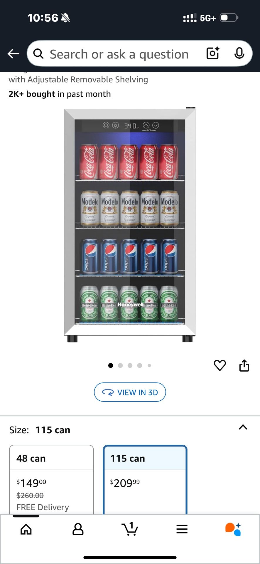 Honeywell Mini Fridge