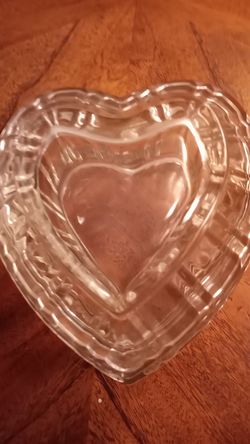 Heart Shaped covered candy dish