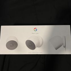 Google Nest Security Camera 3 Pack Indoor / Outdoor Camera