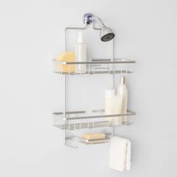 Metal shower caddy