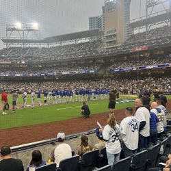 Monday 4/29 - 2 Seats Front Row Section 112 - PADRES vs REDS