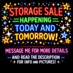 STORAGE SALE/YARD SALE (READ DESCRIPTION)