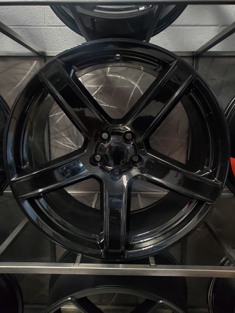 20x9.5 and 20x10.5 gloss black hellcat wheels for charger challenger magnum 5x115 rim wheel tire shop