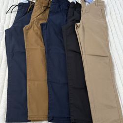 Boys Pants Bundle Size M (8–10) | Old Navy Built-In Flex + Tommy | Like New | $50 OBO
