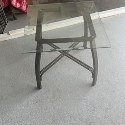 End Glass Table $10