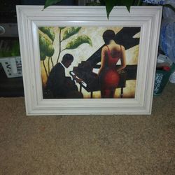 Black Art Wall Painting