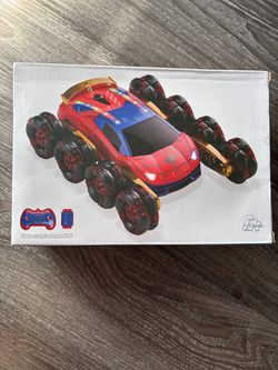 Spider-Man Remote Control Stunt Car – Multi-Wheel RC Car