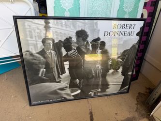 Robert Doissneau Framed Photography Poster