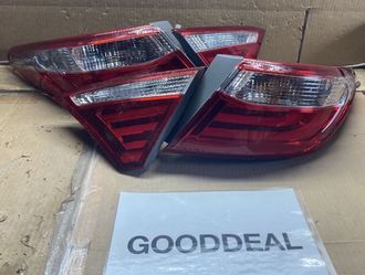 #211 Fit 15-17 Toyota Camry Red LED Tail Light Brake Lamps 4 Pieces 