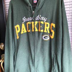 Green Bay Packers Men’s 2XL Fleece Hoodie