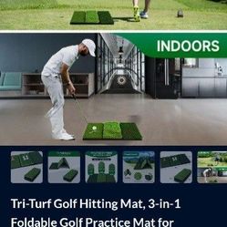 Tri-Turf Hitting Mat, 3 in 1, Foldable