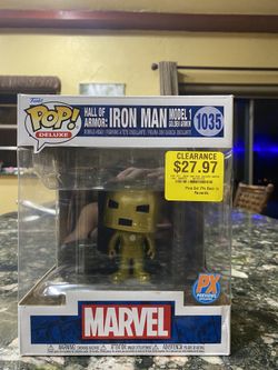 Hall Of Armor,Iron Man Model One Golden Armor Funko Pop Figure