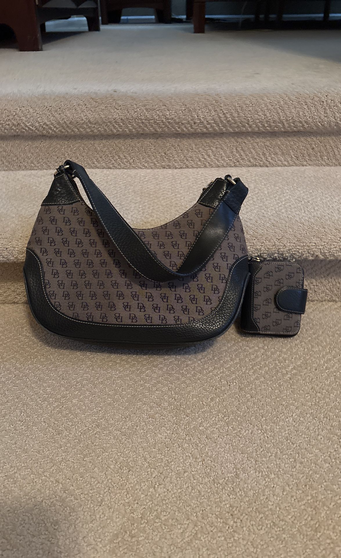 Authentic Dooney & Burke Bag With Wallet
