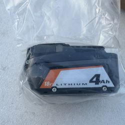 NEW Genuine Ridgid 18V 4.0Ah R87004 Lithium Ion Battery Pack