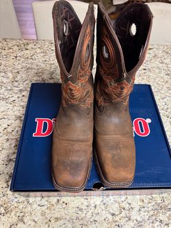 Steel Toe/ Waterproof Durango Western Cowboy Boots 10.5W men
