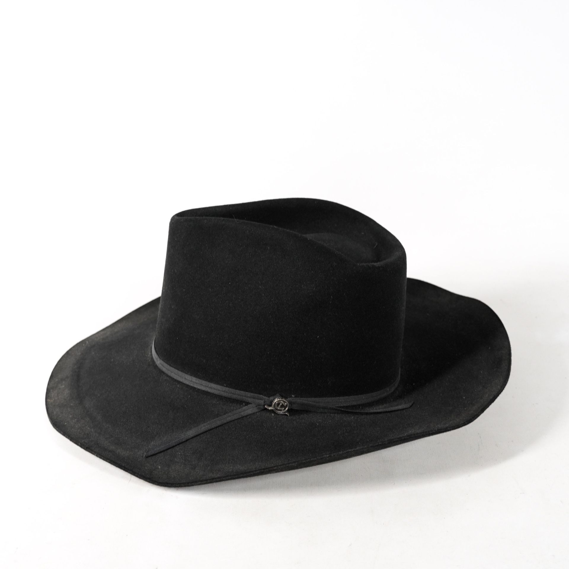 15" Charlie Horse Western Cowboy Top Hat Co S Winchester Black Size 6-7/8 Oval 15" Charlie Horse Western Cowboy Top Hat Co S Winchester Black Size 6-7