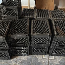 Heavy-Duty Milk Crates – Stackable & Durable Storage