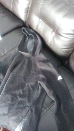 All black Adidas hoodie medium