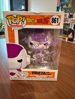 Funko Pop Dragon Ball Z Frieza 4th Form #861 Signed
