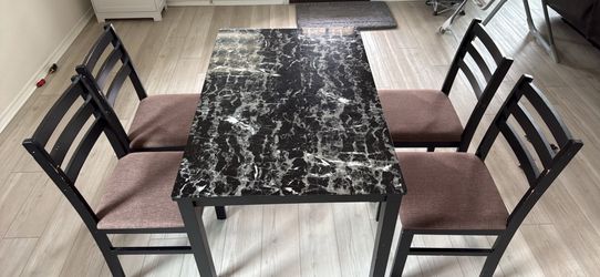 Dining table with 4 chairs