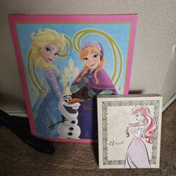 Canvas Paintings, Disney FROZEN & Disney Little Mermaid 
