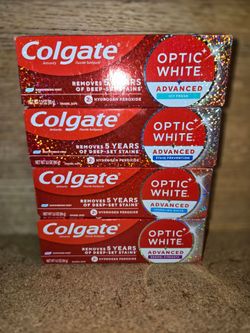 Colgate Optic White Advanced Toothpaste Bundle