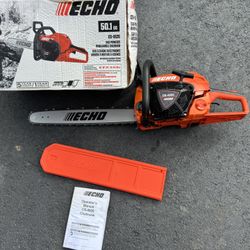 New Echo CS-4920 Chainsaw 50.1cc Engine With 20” Bar. Must Pickup