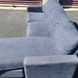 FREE DELIVERY*!!!  2 Piece Gray Small Sectional Couch 