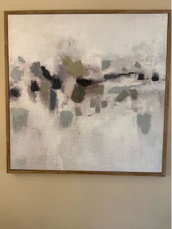 Large framed canvas art 42x42