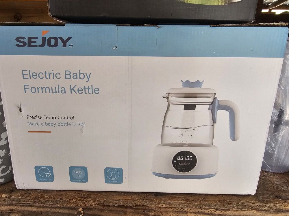 Sejoy Electric Kettle Temperature Control, Instant Dispense Baby Warm Water Electric Tea Coffee Kettle
