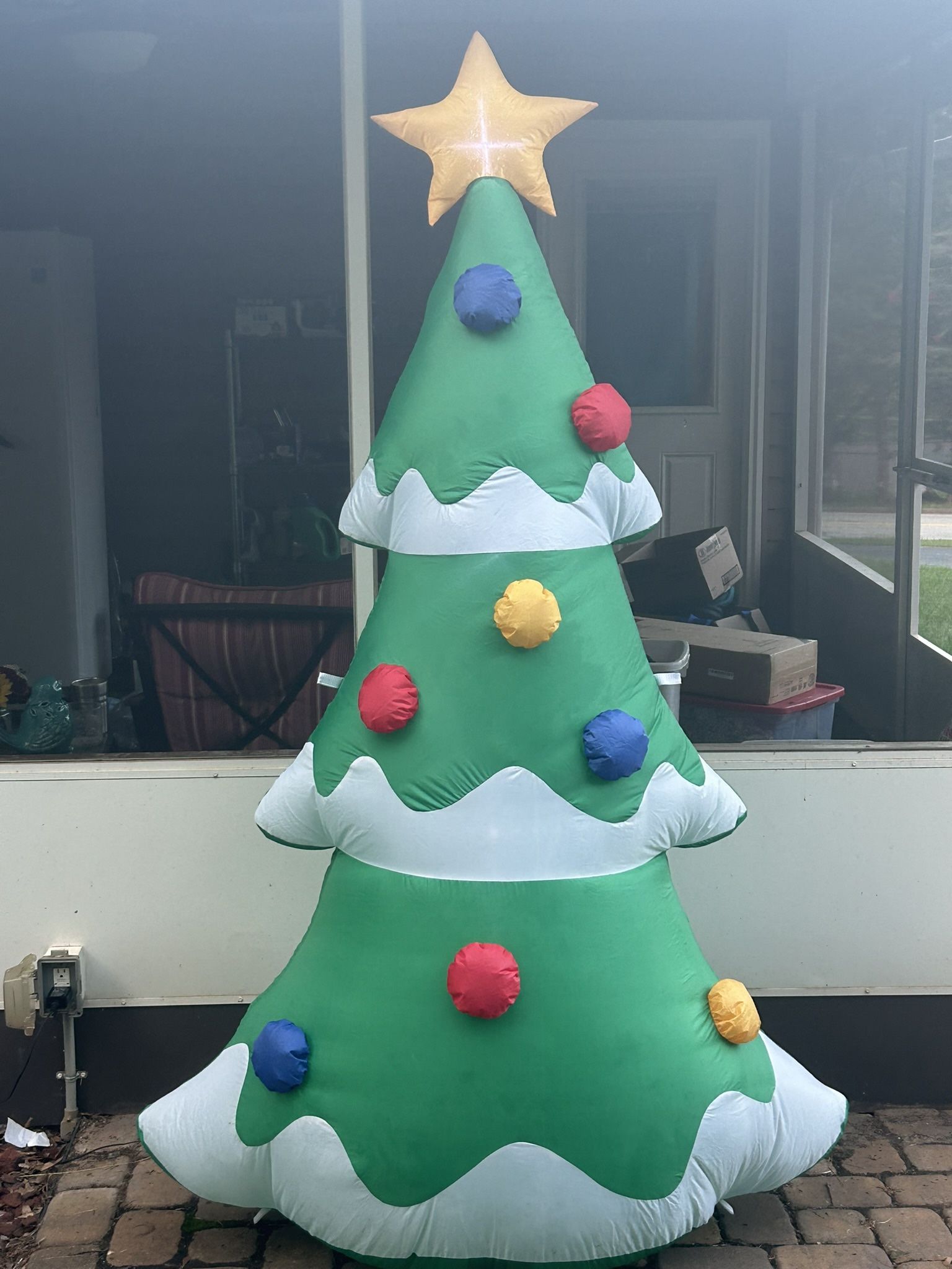 Holiday Time 7ft Gemmy inflatable christmas tree