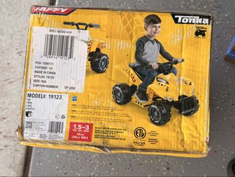 Tonka 6V Battery-Powered Mini ATV Ride-On – Huffy, Ages 1.5–3 (New in Box)