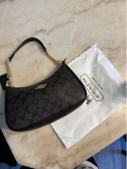 Coach Nolita Shoulder Bag Signature Canvas Brown - NEW