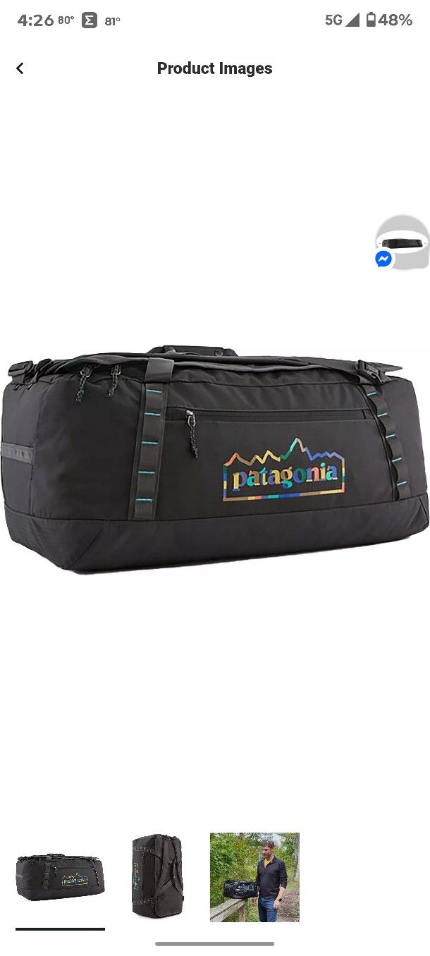 PATAGONIA - Black Hole 40L Dufflepack ( BNIB )
