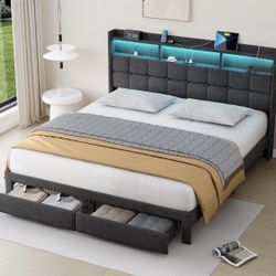 Bed Frame With Organic Mattress 