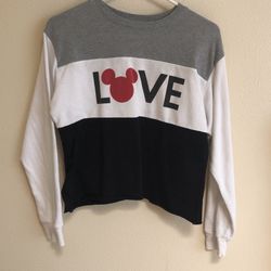 Small Disney Mickey Mouse Crewneck Sweatshirt