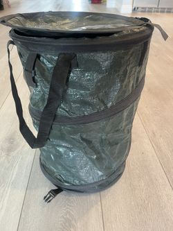 Pop-Up Camp Trash Can Collapsable 17”H x 12” Diameter 