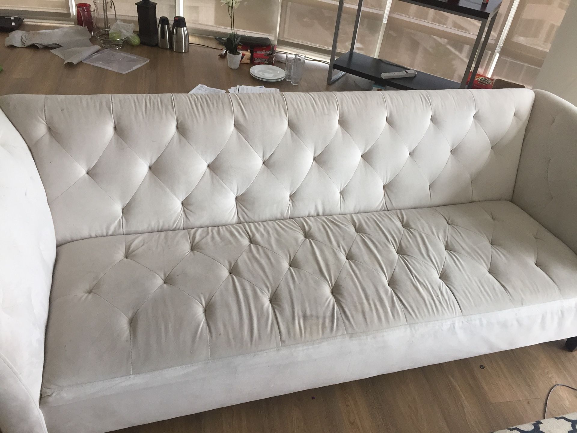 Sofa + chair + Coffee table (ottoman)