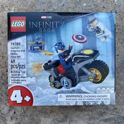 Captain America & Hydra Face-Off LEGO MARVEL COLLECTIBLE KIT Motorcycle Set
