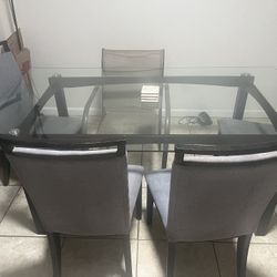 4 Chair Table Set