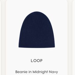 loop cashmere + Wool Beanie. One size.