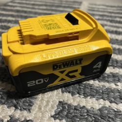 Orginal Dewalt Xr 4ah 20v Lithium Ion