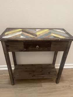 Cute rustic entry table