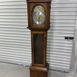 Vintage Herschede Grandfather Clock