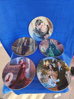 Gone with the wind plate set